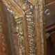 Moulded gold mirror