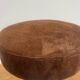 1950s stools, brown leather seat and chrome, 1970s, set of 6