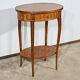 Small Marquetry Living Room Table, Louis XV / Louis XVI Transition style – 1920