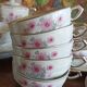 Tea set part by André Giraud - Limoges porcelain