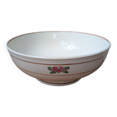 Ancien saladier en Terre de Fer Salins modèle Nénuphar 28cm