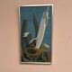 Original Swedish Oil on Canvas – "Aqave" by Marit Wahlström Schönbäck – Signed – Dated 1969 – Framed – 37 × 64 cm