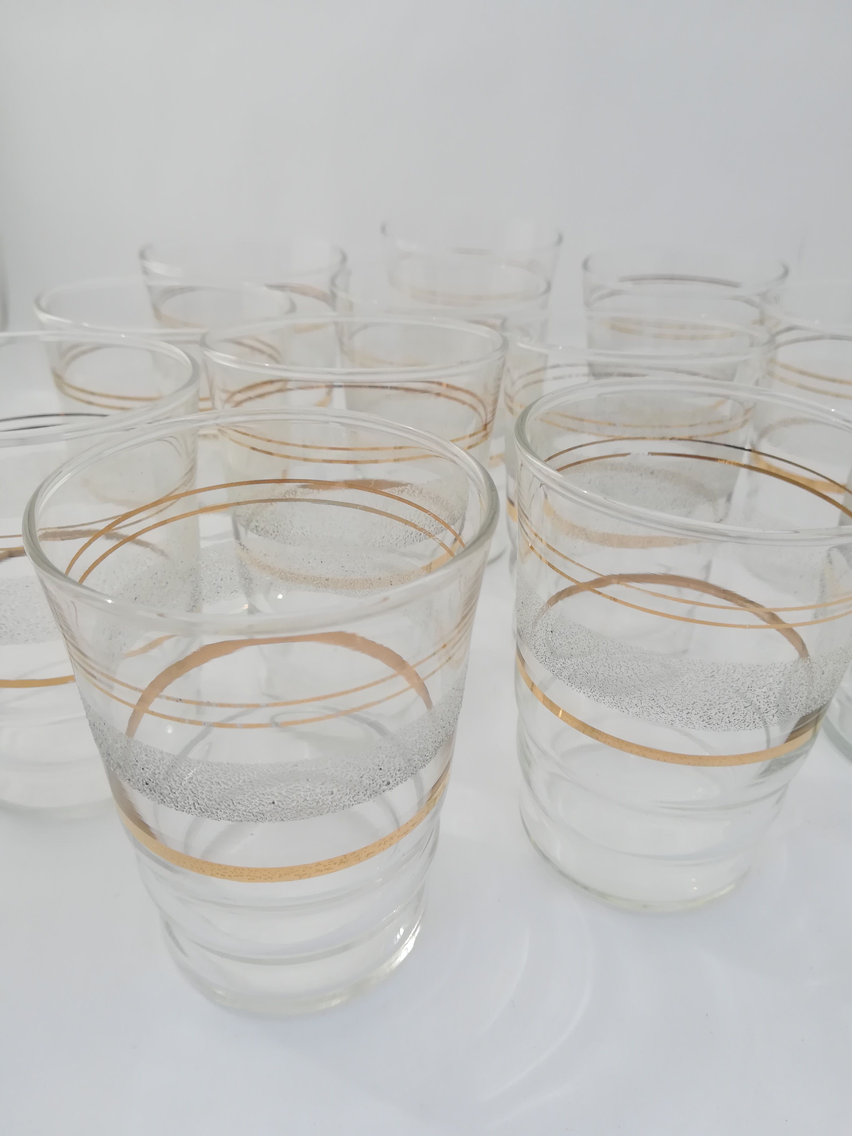 Lot of granite glasses