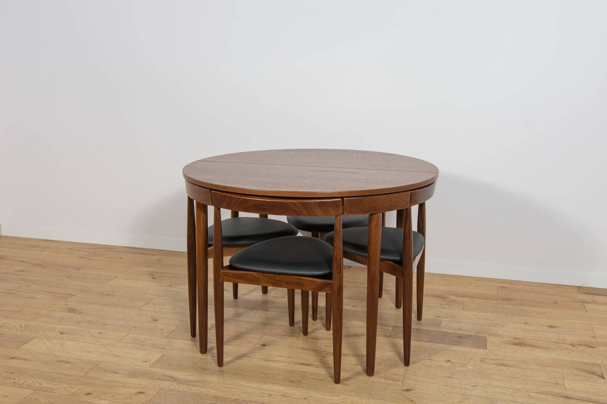 Mid-Century Dining Set by Hans Olsen for Frem Røjle, Denmark, 1950s, Set of 5