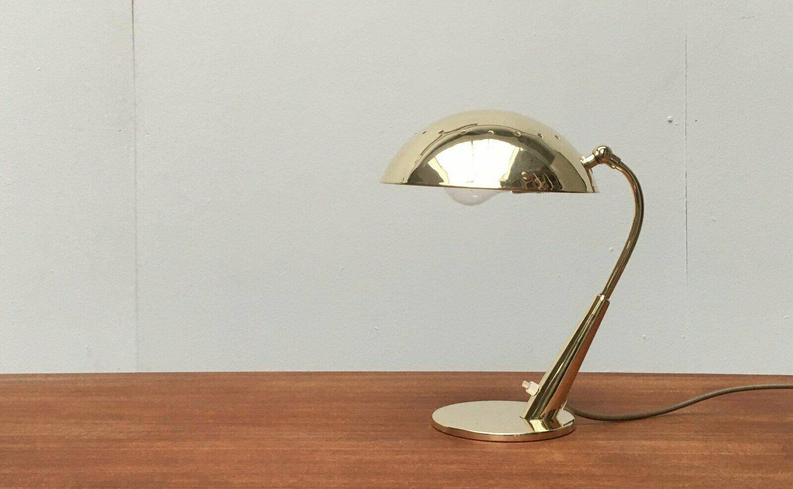 Mid-century German brass table lamp by Cosack.