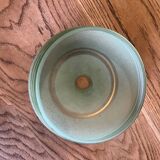 5 verres de lampe vert et doré