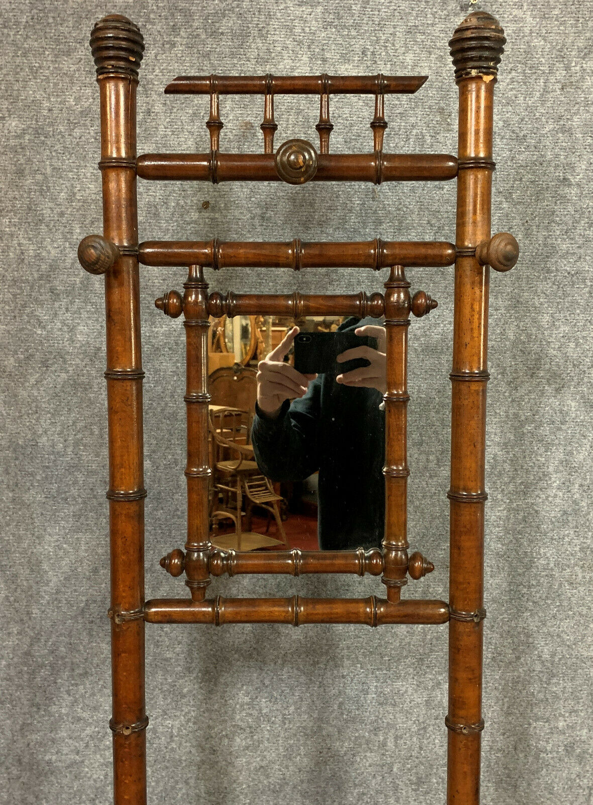 coat rack and bamboo umbrella holder circa 1880