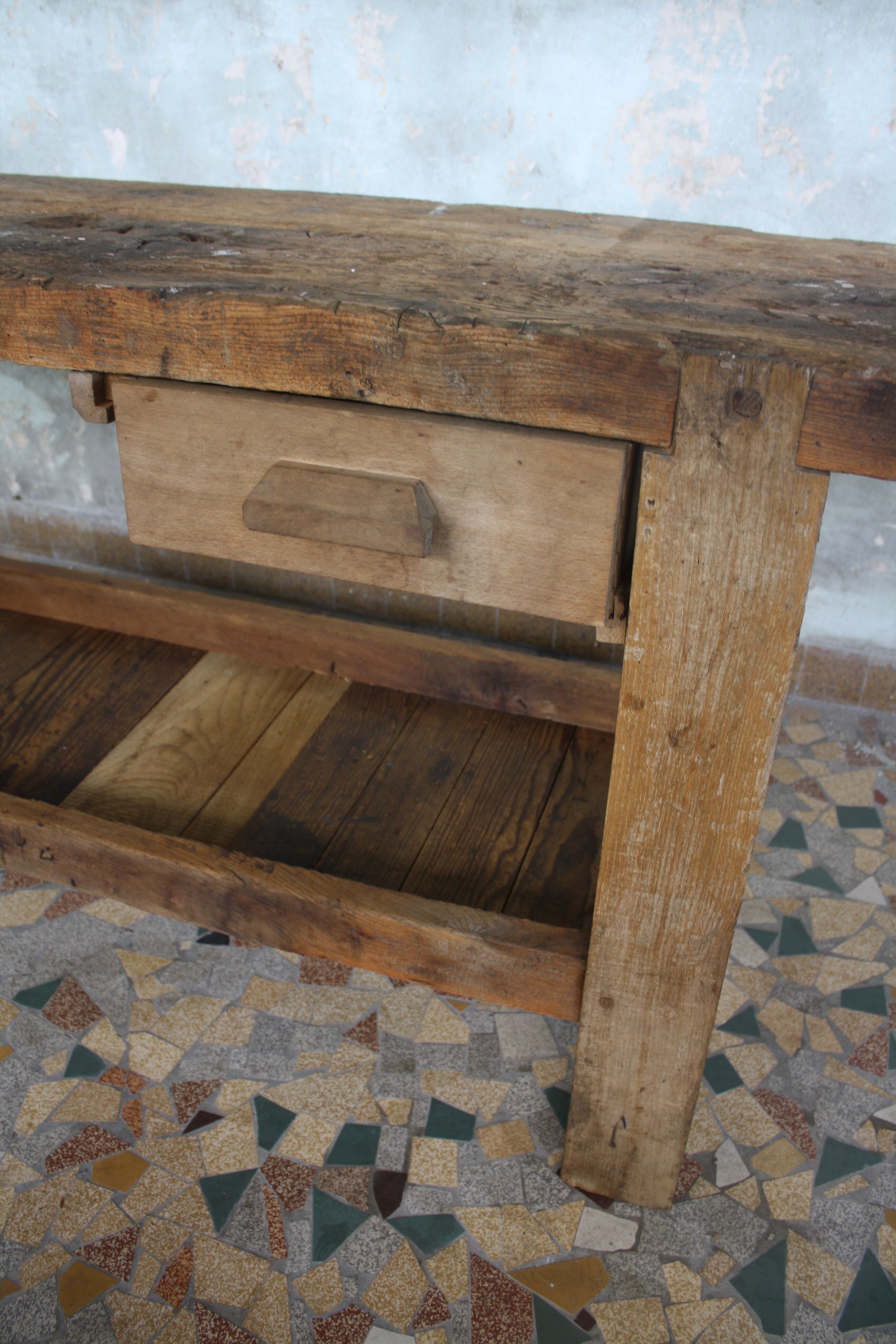 Established rough wood carpenter