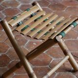 Bamboo folding stool