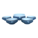 Soup tureen and bowls