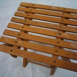 Stool folding wooden vintage 60