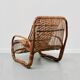 Rattan armchair, Italy, 1950s