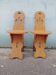 Paire de chaises d' appoint "campagne"