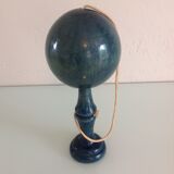 Former wooden blue bilboquet