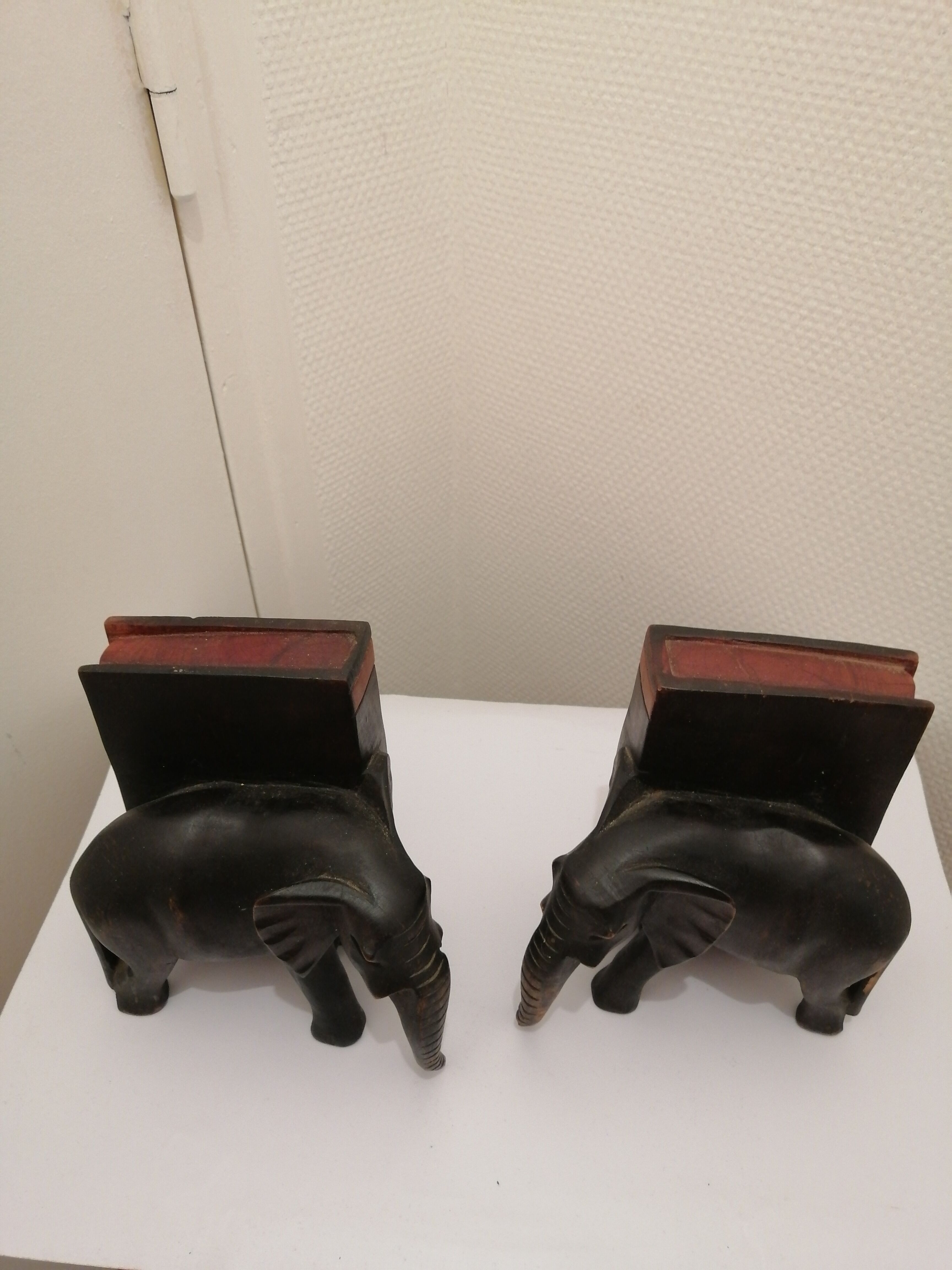 Greenhouse books wooden elephants
