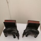 Greenhouse books wooden elephants