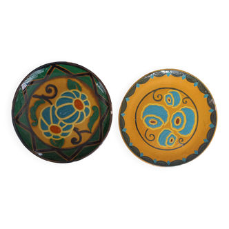 Lot de 2 assiettes en céramique Ferney-Voltaire