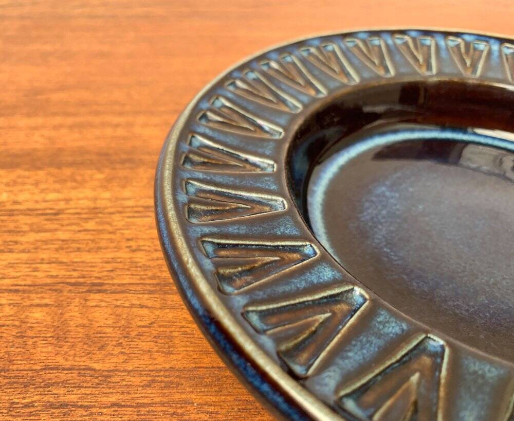 Danish ceramic bowl from the mid-century by Søholm, 1960s.