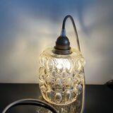 Vintage bubble glass pendant light