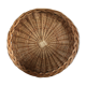 Large round wicker tray