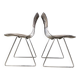 Set of 4 stacking dining chairs by Rudi Verelst for Novalux, 1970s