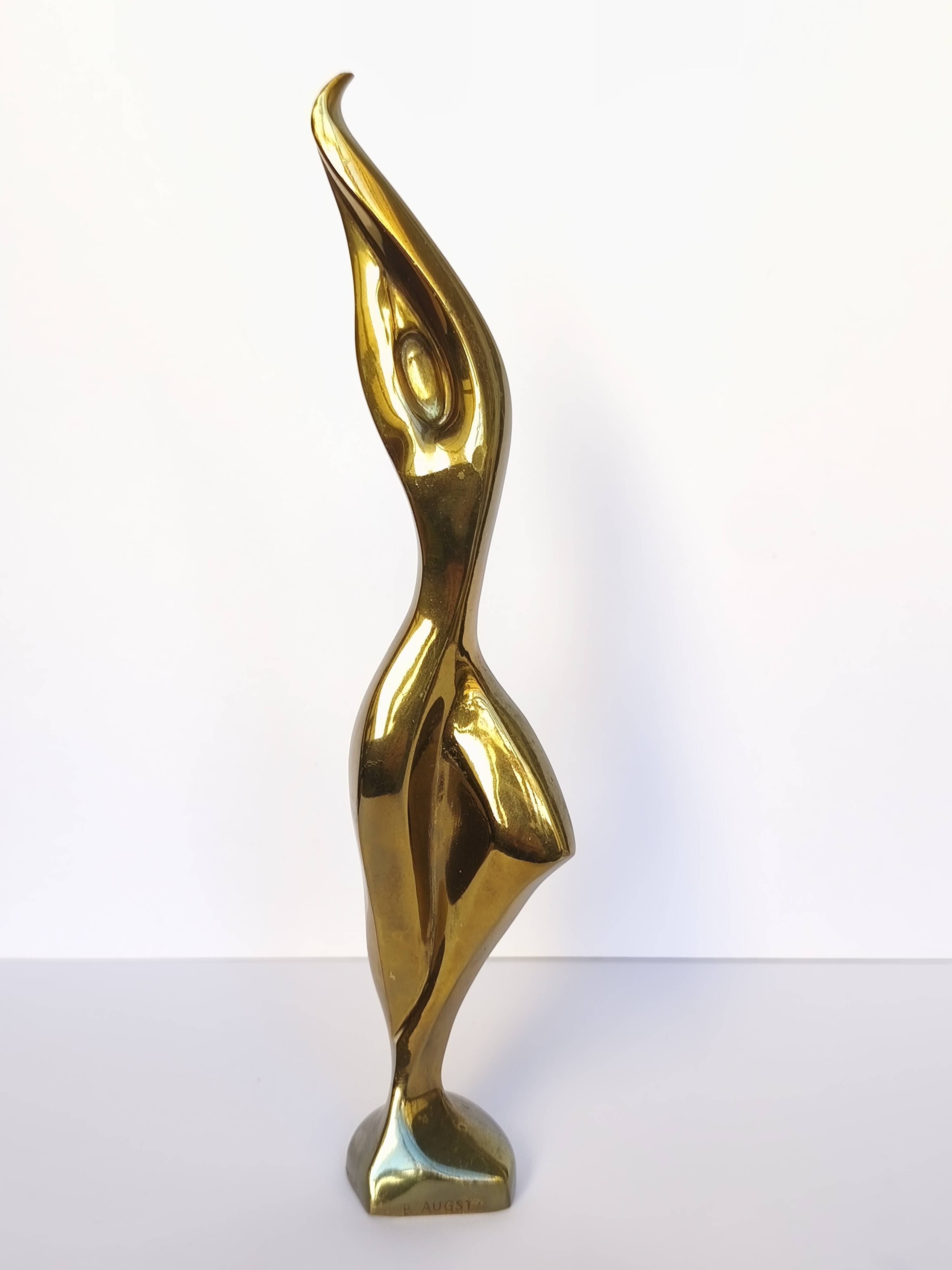 Sculpture bronze bernard augst
