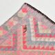 3x13 Soft Pink Turkish Vintage Runner Rug, 94x404Cm