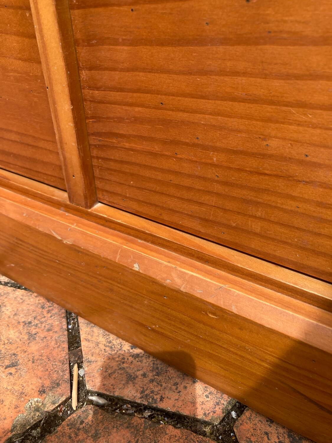 Old trade cabinet with drawers