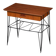 Mid-Century Modern Danish Teak Bedside Table with Metal Frame, 1960s