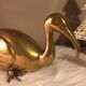 Ibis in brass 34cm vintage