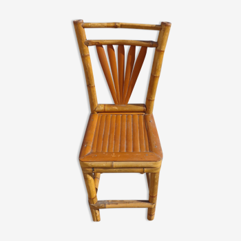 chaise bambou de petite taille