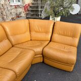 Beka 1970 leather modular sofa
