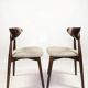 Scandinavian designer dining room chairs set of 6