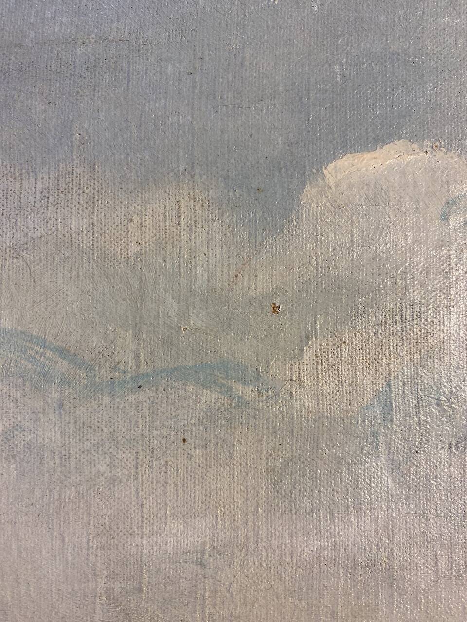 Tableau ancien , paysage breton signé, début XX siècle