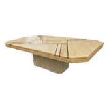 Travertine coffee table from the 70s/80s.