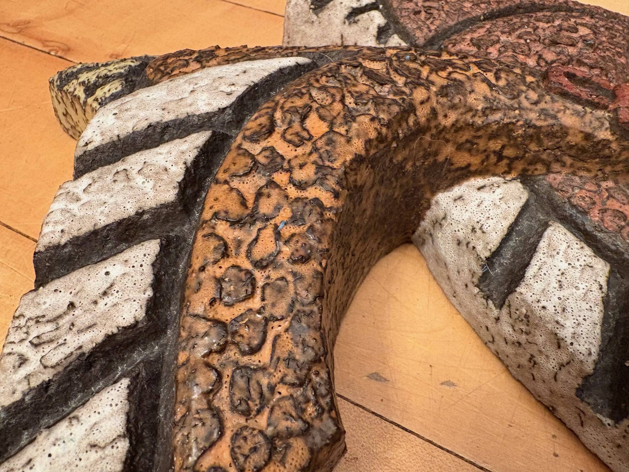 Ceramic wall decoration designed by Joop Puntman, AMHA, Netherlands, 1950s/