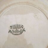 Plat creux en terre de fer gien - louis xv