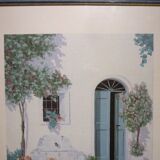Tableau « La Fontanella » lithographie signée G. Zuppini
