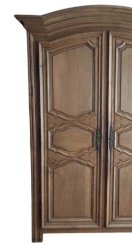 Antique solid wood wardrobe