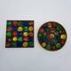 Lot of two empty ashtrays pocket decor of vintage glass ball pellets