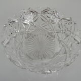 Mid-century Crystal Glass Bowl,1960's.