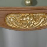 Chevet décor à la feuille d'or