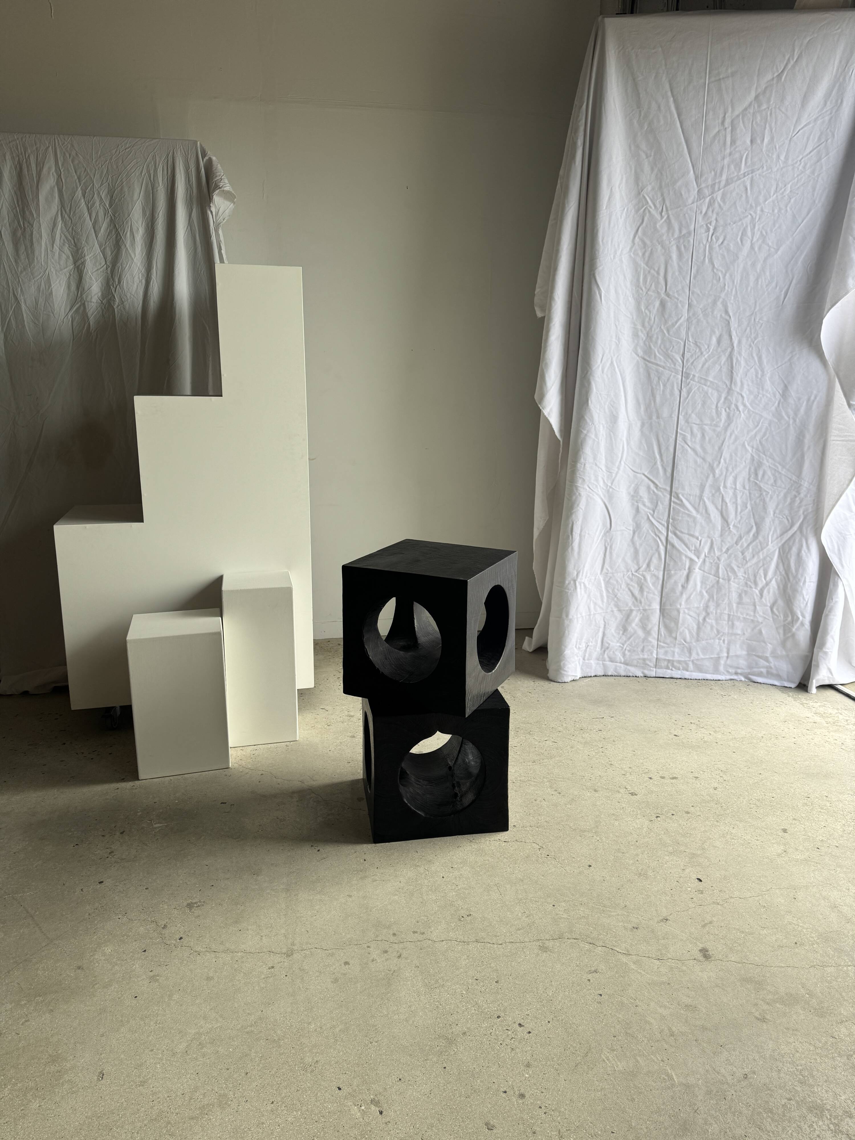 Coffee table, or openwork cubic stool H40 W40