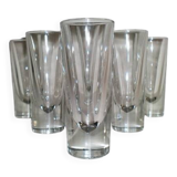 6x Cinzano Aperitif Mid-Century Bullet Glasses – Carlo Moretti - Borgonovo
