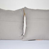 Vintage pillow store contemporary kilim turkish striped pillow covers, set of 2 ak619