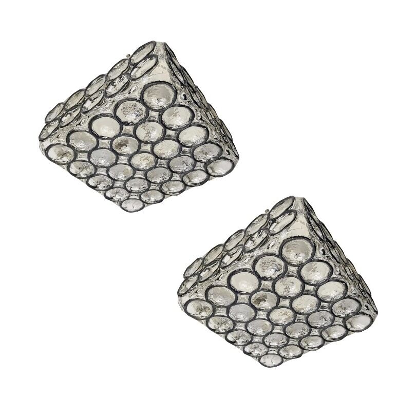 Pair ceiling Lamps From Limburg, Germany 1960s