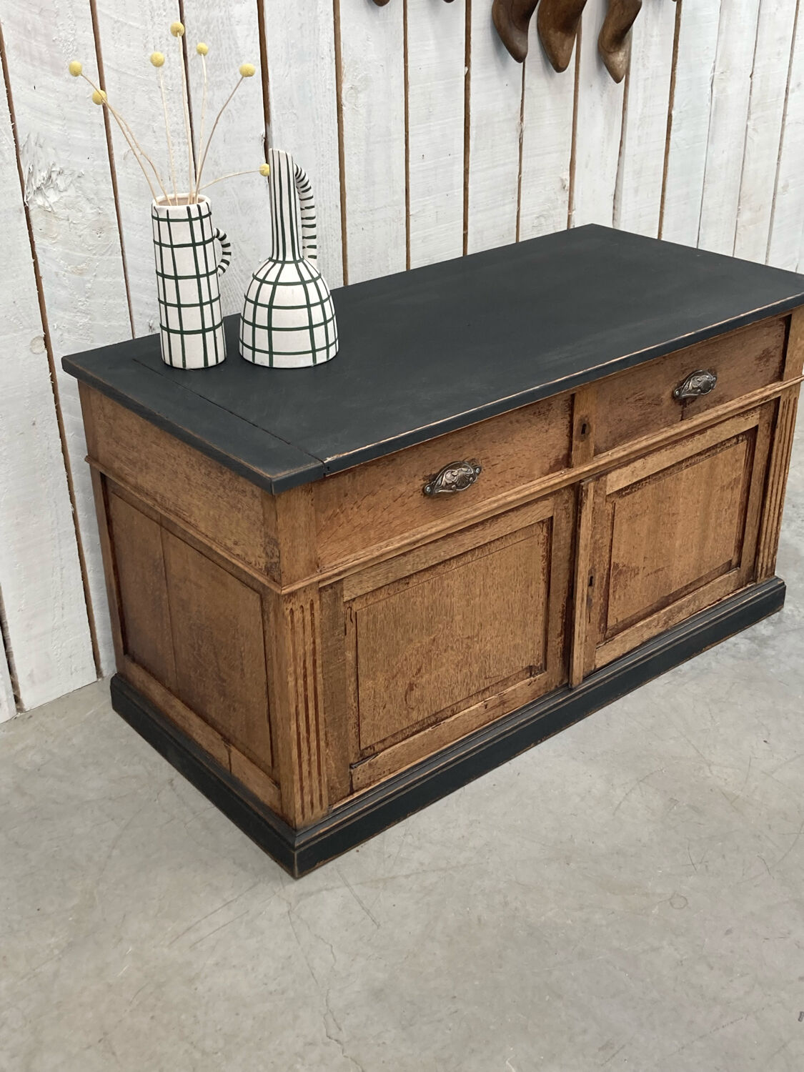 Old low sideboard  tv cabinet