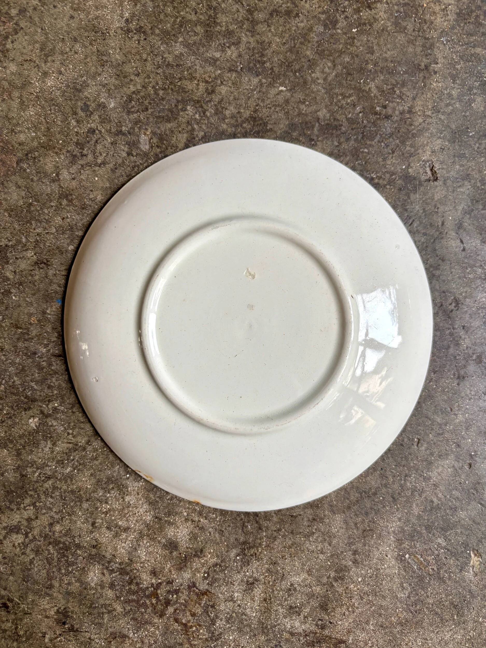 Green chromatic dessert plate no. 2