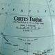 Taride Paris France vintage 1986 black tripod globe - 40 cm