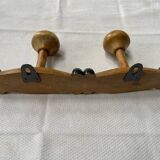Wooden Coat Rack with 2 Hooks